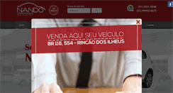 Desktop Screenshot of nandoveiculos.com.br