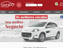 Tablet Screenshot of nandoveiculos.com.br